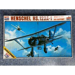 ESCI-SCALECRAFT 1:48 Scale HENSCHEL Hs 123A-1 Plastic Model Kit SC-4001